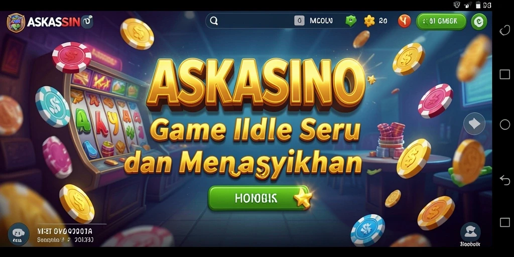 Tampilan gameplay seru dan interaktif dari ASKASINO yang memikat.