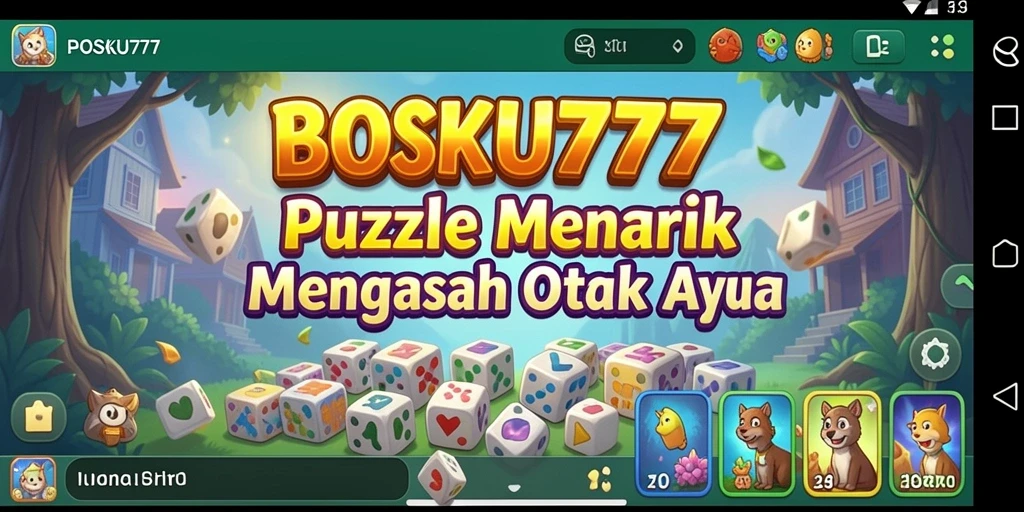 Tampilan gameplay BOSKU777 yang seru dan menantang.