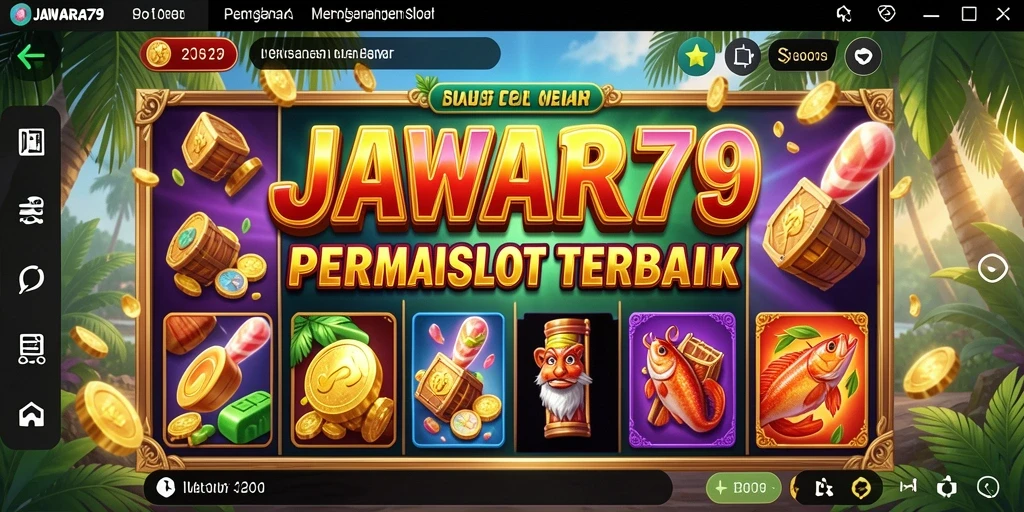 Tampilan gameplay JAWARA79 yang menakjubkan dalam permainan Slot.