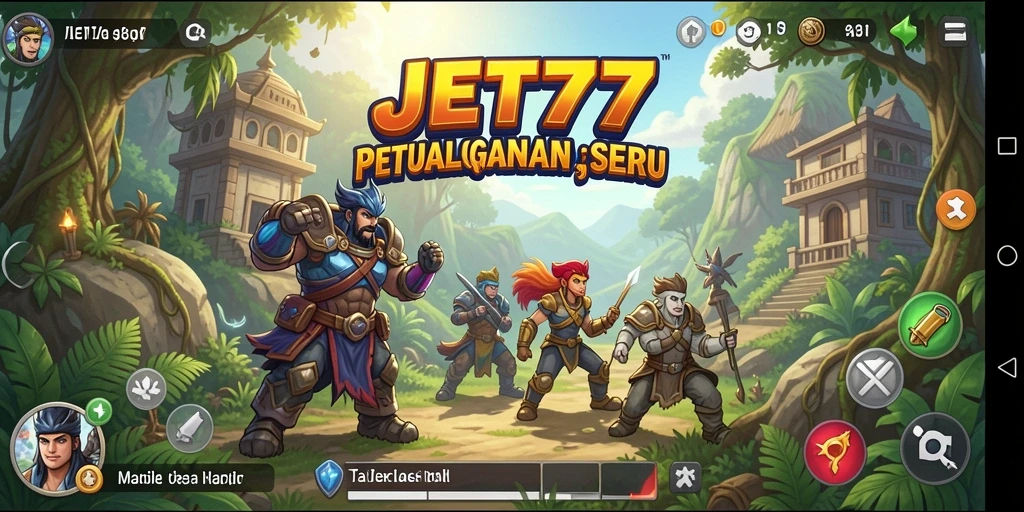 Tampilan gameplay JET77 yang menarik dan penuh aksi.