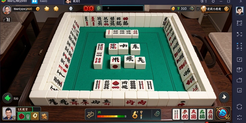 Tampilan gameplay menarik dan interaktif dari MAHJONG500.