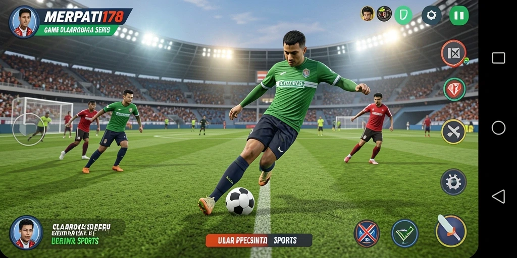 Tangkapan layar gameplay MERPATI178 dengan aksi olahraga yang seru.