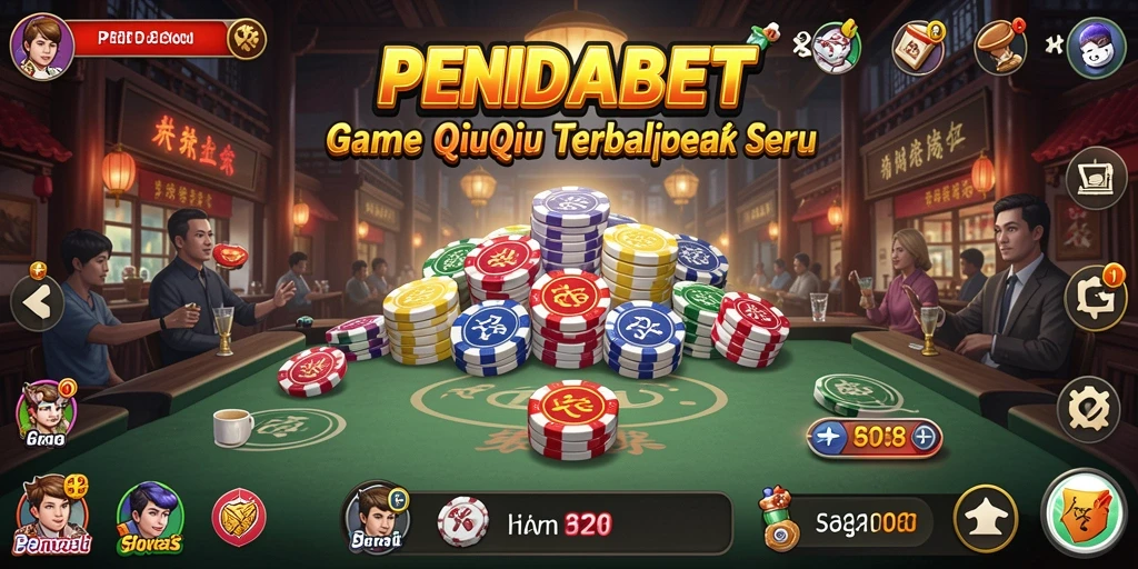 Tampilan gameplay QiuQiu yang seru dan menarik.