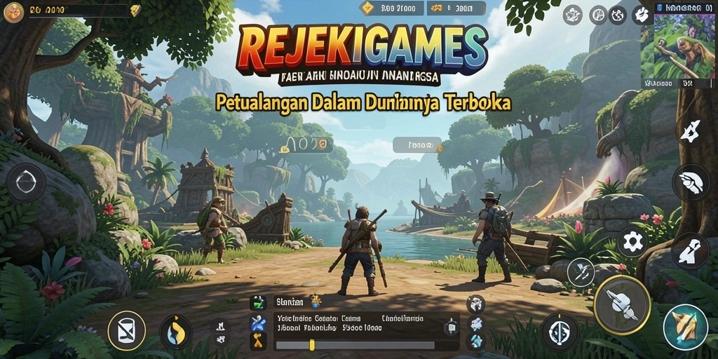 Gameplay Open World seru di REJEKIGAMES yang penuh aksi.