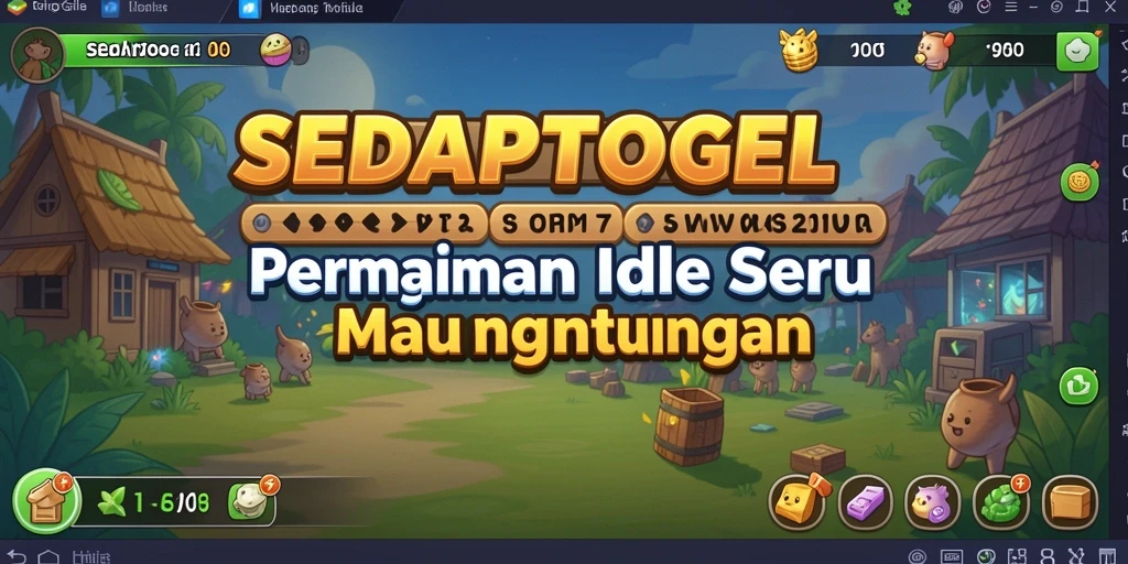 Screenshot menunjukkan gameplay SEDAPTOGEL yang mengasyikkan dan menarik.