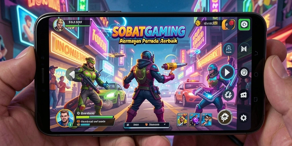 Tampilan seru dari gameplay SOBATGAMING yang menantang.